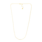 14K Gold 0.95Mm Adjustable Rope Chain